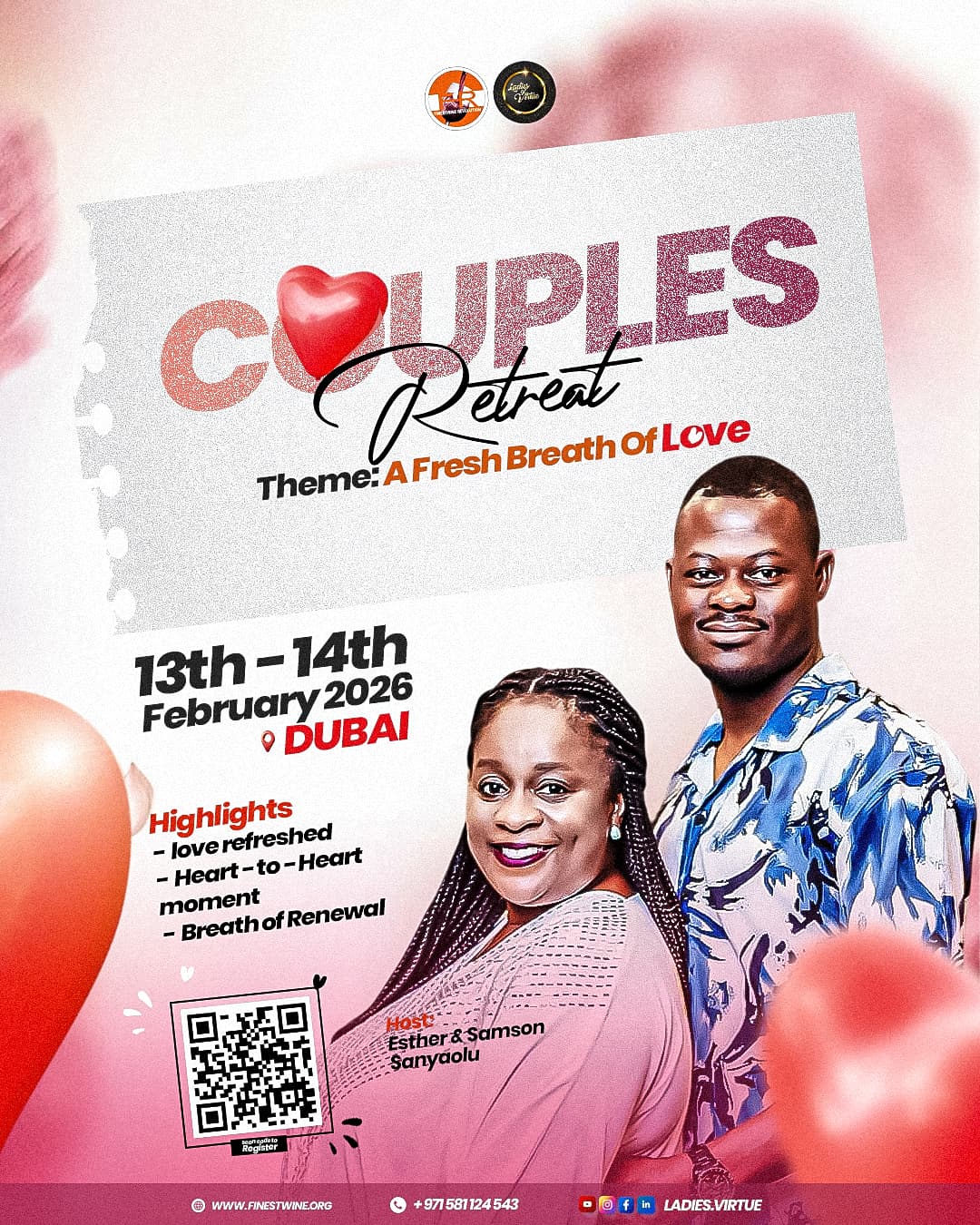 Couples Retreat — A Fresh Breath of Love — event artwork